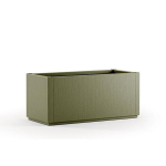 Ethica rectangular flower box 80 cm green