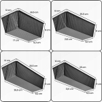 Ahjuvorm, koogivorm, komplekt xxl, 4 tk