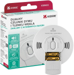 Suitsu- ja s&uuml;sinikmonooksiidandur 2in1 Kidde K10SCO