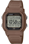 Meeste k&auml;ekell Casio W-800H-5A karbiga, pruun