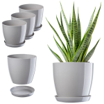 3x lillepott 23cm halli alusega kate