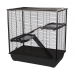 Puur hamstrile InterZoo Bob Frodo, 78x48x80 cm, must