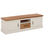 TV alus Notio Living Selma, valge/pruun