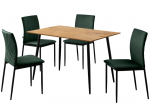 5-osaline s&ouml;&ouml;gitoakomplekt Notio Living Pavia, roheline