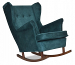 ARI tugitool Skandinaavia kiiktool Family Furniture t&uuml;rkiissinine roheline tume