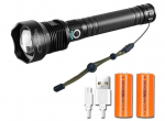 LED-taskulamp 15000lm 1000m USB Zoom motoLEDy, 1 tk