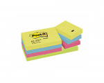 M&auml;rkmepaber Post-it 653TFEN 38x51mm Energia 12tk/pk