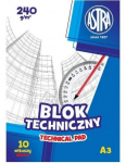 Blok tr&uuml;kkimiseks, 240g/m2, A3, 10 lehte