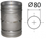 Korstnatoru koos &uuml;levaatusega Akvilon L250xD80mm
