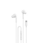 Dudao X3C+ juhtmega USB-C k&otilde;rvasisesed k&otilde;rvaklapid 1,2 m &ndash; valged