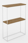 Konsoollaud ADRK Furniture Velo, pruun/valge