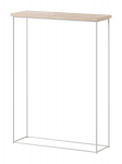 Konsoollaud ADRK Furniture Sili, valge/pruun