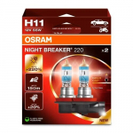 Halogeenpirnid H11, NIGHT BREAKER 220 seeria, 55W, 12V