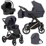 Universaalne vanker Lazzio Premium Kunert 3in1, Anthracite