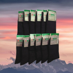 Meeste sokid, mustad, 12 paari 39/42, 39/42