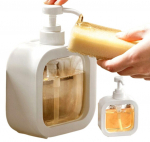 Dosaator, valge anum l&auml;bipaistva vedelseebi jaoks, 300 ml