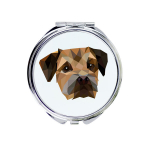 Borderterjer - peegel pildiga ja geomeetrilise m&auml;rgiga br&auml;ndilt Art-Dog, XS