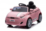 &Uuml;hekohaline elektriauto lastele Fiat 500 roosa Sun Baby