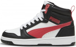 Puma Jalatsid Teismelistele Rebound V6 Mid Jr White Black Red 393831 16 393831 16/5