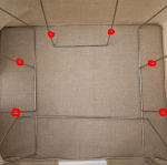 Kokkupandav korraldaja suur riidekapi kott tekkide, riiete, voodipesu jaoks