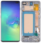 LCD-ekraan Samsung Galaxy S10 PLUS G975 G975F Incell jaoks, fame silver