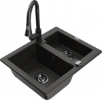 Graniidist k&ouml;&ouml;givalamu Mexen Carlos segisti ja sifooniga, Metallic black/gold/black