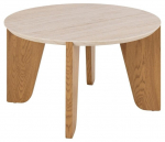 Dockland &uuml;mmargune beež kohvilaud, 80&times;80&times;45 cm, MDF