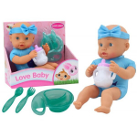 Nukk siniste aksessuaaridega Lean Toys Love Baby