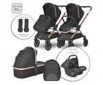 Universaalne vanker Lorelli Reya 3in1, black