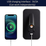 LED seinavalgusti l&uuml;litiga lugemislamp USB laadimispesa valgustus reguleeritav kohtvalgusti 3w+9w