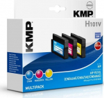 KMP tindikassett H101V HP 951XL Multipack Refilled, ts&uuml;aan, magenta, kollane