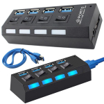 USB jaotur Perfee, 4 porti, 3.0