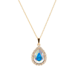 Naiste kaelakee DiamondSky "Celestial Drop (Aurora Borealis)" Swarovski kristallidega DS01K765