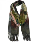 Sall salli tupsuga soe lilleline pehme sile 180x70 cm 19312-uniw, unisize