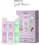 Komplekt COLORE karbis ✾ &Scaron;ampoon (300 ml), palsam (250 ml) ja sissej&auml;etav vedelik LEAVE-IN (300 ml)