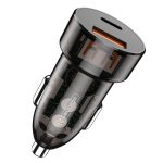 Jellico F12 48W L&auml;bipaistev Kahe Porti Kui Kiire Kohanduv La charger USB QC 18W + PD USB-C 30W Must