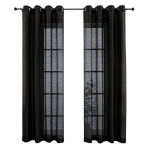 MIULEE 2tk must p&auml;evakardin. 145x140cm