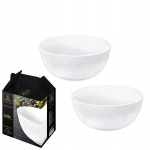 Wilmax 14 cm valge salatikaussi suupistete jaoks 600 ml 2 t&uuml;kki