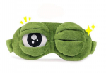Sad Frog 3D Sleeping Eye Mask Padded Shadow Cover for Sleep Rest Funny Blindfold