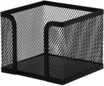 Metallist paberikast 95x80x95mm must