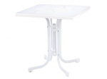 Laud Patio Dine & Relax 70x70 cm, valge/hall