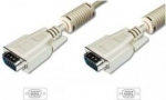 Digitus Vga (dsub) kaabel, Hd15 M/m, 5m, 3coax/7c, 2x ferriit