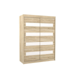 Riidekapp ADRK Furniture Martinez, tamme v&auml;rv/valge