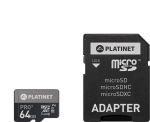 Telefoni m&auml;lukaart M&auml;lukaart Platinet PMMSDX64UIII Micro SD, 64 GB