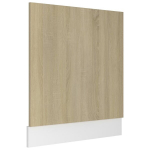 N&otilde;udepesumasina paneel vidaXL, Sonoma tamm 59,5x3x67 cm puitlaastplaat, Ruda