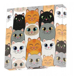 Cat Clan teemant mosaiik, 28 x 28