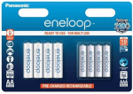 Laetav akukomplekt 4 x R6/AA + 4 x R03/AAA Panasonic Eneloop BK-KJMCCE44E 8BE