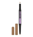 Kulmupliiats Maybelline New York Express Brow Satine Duo, Dark blond 01