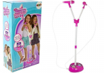 Topeltmikrofon koos alusega Lean Toys My Music World, roosa