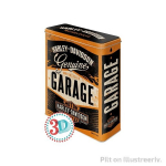 Metallpurk / XL / 3D Harley-Davidson Garage